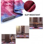 Avril Tian Yoga-Handtuch rutschfest Super Weich Schweißabsorbierend Hot Yoga-Handtuch für Pilates Fitnessstudio und Workout