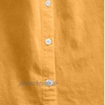 Bluse Damen Verstellbare Ärmel Shirts aus Baumwolle V-Ausschnitt Oberteile Freizeit Tunika Arbeitsbluse Lässige Lose Tshirts Long Shirts Damen Herbst