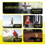 FITBEE® Hula Hoop Reifen | Fitness für Erwachsene | Abnehmen + Hautstraffung | Inkl. Tragetasche + Videoanleitung