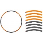 InnovaGoods Set mit 2 abnehmbaren Schaumstoff-bezogenen Fitness-Reifen O-Taille Hula-Hoop-Reifen für mehr Griffigkeit leicht und handlich