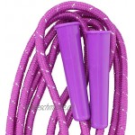 com-four® 5X Springseil für Kinder 210 cm Länge verstellbar Sprungseil in bunten Farben [Auswahl variiert] 05 Stück Farbmix