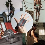Carbon Pull Up Grips 2-Loch für Crossfit Klimmzüge Bodybuilding & Turnen – DIE Alternative für Fitness Handschuhe & Trainingshandschuhe – Schützt vor Rissen & Hornhaut Damen & Herren