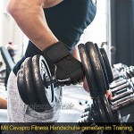 Cevapro Fitness Handschuhe,Trainingshandschuhe mit Handgelenkstütze für Damen Herren perfekt für Krafttraining Gewichtheben Crossfit Bodybuilding Radsport Gym