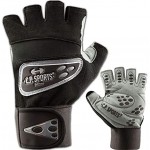 C.P.Sports Profi Grip Bandagen Handschuh F9 schwarz Silber Fitnesshandschuh für Damen und Herren