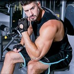 LQQSTORE Handschuhe Gym Gewichtheben Handschuhe Voll Handflächenschutz für Klimmzug Fitness Weightlift