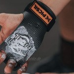 PICSIL RX Carbon Grips 2 Löcher Hypoallergene Hand Grips für Gewichtheben Handschuhe für Muscleups Pull Ups Gymnastik Verhindert Blasen und Risse Für Männer und Frauen