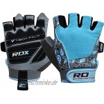 RDX Handschuhe Rindsleder für Gewichtheben Bodybuilding Fitness-Training