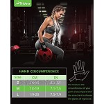 Trideer Damen Fitness Handschuhe für Hand Schutz & Besten Grip Atmungsaktiv Trainingshandschuhe für Bodybuilding Krafttraining und Wodies