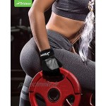 Trideer Damen Fitness Handschuhe für Hand Schutz & Besten Grip Atmungsaktiv Trainingshandschuhe für Bodybuilding Krafttraining und Wodies