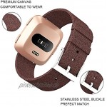 FunBand Kompatibel mit Armband Fitbit Versa 2 Verstellbares Ersatz Woven Nylon Sporty Wrist Strap Band Armbanduhr Uhrenarmband Schlaufe Armbänder für Fitbit Versa Versa 2 Versa Lite Smartwatch