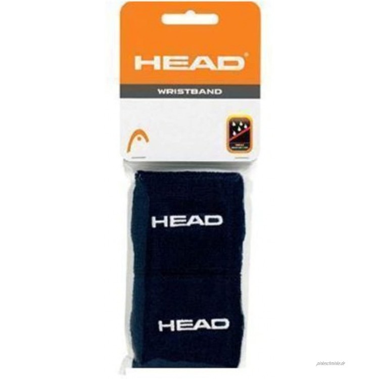 HEAD Schweißband Wristband 2er-Pack 2 Stück Logo Optimale Schweißabsorption