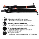 BIOMORPH Profi Handgelenk-Bandagen 54cm für Fitness Bodybuilding Kraftsport & Crossfit I Wrist Wraps für Frauen & Männer
