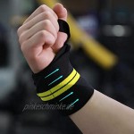 DDHH Sportarmband 1 Paar gepolsterte Handgelenk- und Daumenbandagen für Gewichtheben Gewichtheben Fitnessstudio Training