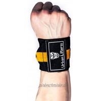 Handgelenkbandage [2er Set] Weight Lifting Wrist Wraps Heavy Duty Wrist Support for Weight Training Bodybuilding Olympic Lifting Power Lifting Crossfit and Strongman