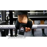 Lat Man Industries® Lat Straps “BEAST MODE” – Zughilfen für Bodybuilding Kraftsport und Weightlifting mehr Muskelgefühl Reiz und Wachstum