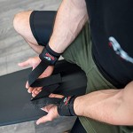 Zughilfen Lifting Straps Wrist Wraps mit Handgelenk Bandagen Paar für Herren Damen Krafttraining Bodybuilding Gewichtheben