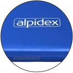 ALPIDEX Matte Turnmatte Sportmatte Gymnastikmatte 200 x 100 x 8 cm mit Anti-Rutschboden Lederecken und Tragegriffen RG 120