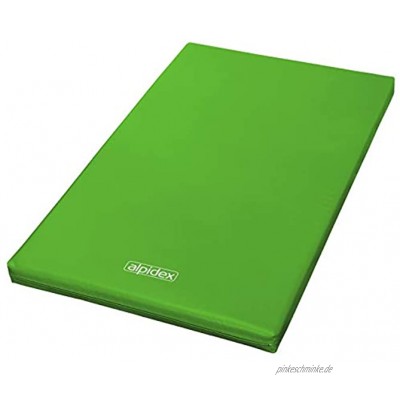 ALPIDEX Matte Turnmatte Sportmatte Gymnastikmatte 200 x 120 x 8 cm mit Antirutschboden RG 20 sehr weich