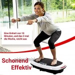 Casada PowerBoard 2.1 in weiß-schwarz Fitnessgerät und Vibrationsplattform für Fitnessübungen Muskelentspannung und Anregung von Stoffwechsel Fettverbrennung & Durchblutung