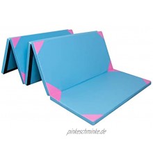 CCLIFE 300x117x4cm Klappbare Weichbodenmatte Turnmatte Fitnessmatte Gymnastikmatte Rutschfeste Sportmatte Spielmatte