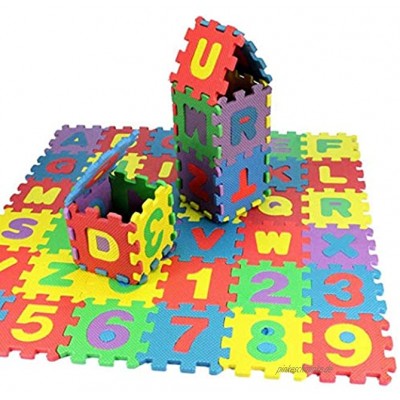 Mini Kinder Alphabet Nummer Spielzeug Bunte Krabbelschaummatte Baby Lernspielzeug