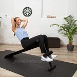 Relaxdays Schutzmatte Boden 60 x 60 cm Sportmatte Set für Fitnessgeräte Unterlegmatte Lärm- u. Trittschutz schwarz