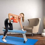 Relaxdays Unisex – Erwachsene Bodenmatte Set 24 Schmutzmatten für Fitness & Fitnessgeräte Eva BPA-frei Fläche 2,1 m² BxT 30x30 cm blau