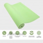Wai Lana Yoga- und Pilates-Matte 1 4 Zoll extra dick rutschfest stilvoll latexfrei leicht optimaler Komfort