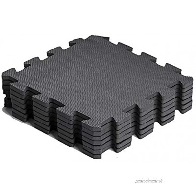 arteesol Schutzmatten Set 18 Puzzlematten je 30x30x1cm,Premium Bodenschutzmatten Unterlegmatten Fitnessmatten EVA Sportmatte Turnmatte Rutschfest Wasserdichte Ineinandergreifende