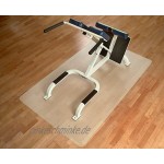 casa pura Bodenmatte Unterlegmatte für Heimtrainer Ergometer Crosstrainer und andere Fitnessgeräte 7 Größen