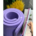 Gymnastikmatte Mehrzweck-Extra Dicke Yogamatten für Männer Frauen und Kinder Ideal für Pilates Sit-Ups Heimtrainer Zubehör