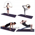 Homeland Bodenschutzmatte Fitnessgerätematte für Laufbänder Ellipsentrainer ， rutschfest hochdicht leicht zu reinigen