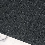 Uni Unterlegmatte 70x130cm schwarz Matte Bodenmatte Schutzmatte Fitness