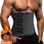 Männer Body Shaper Neopren Sauna Workout Taille Trainer Trimmer Gürtel für Weight Loss Sweat Belly Belt mit Double Straps Shapewear