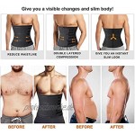 Männer Body Shaper Neopren Sauna Workout Taille Trainer Trimmer Gürtel für Weight Loss Sweat Belly Belt mit Double Straps Shapewear