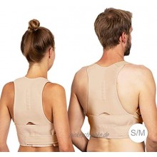 Relaxdays Natur Haltungskorrektur korrigierende Rückenstütze Rücken Geradehalter Damen & Herren Größe L XL