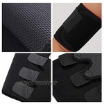 Siliteelon Elastische Oberschenkel-Trimmer Arm-Schweißbänder für Frauen Po-Lifter Taillentrainer 4-in-1 schwarz 4XL 5XL