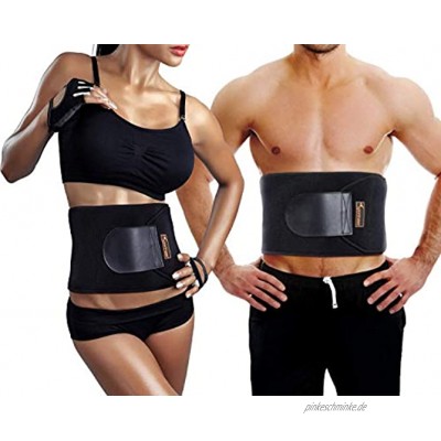 Sportneer Bauchweggürtel,Fitness gürtel für Männer und Frauen Schwitzgürtel Verstellbarer Neopren-Fitness-Gürtel für Rückenstütze Körperschlanker