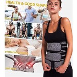 Yokbeer Taillen-Trainer-Gürtel für Frauen Atmungsaktiver Schweißgürtel Taille Cincher Trimmer Body Shaper Gürtel Fat Burn Belly Slimming Band für Gewichtsabnahme Fitness Workout