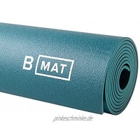 B YOGA Yogamatte Everyday [4mm Dicke] Oeko-TEX® Zertifiziert & Schadstoffgeprüft Profi Sport- und Fitnessmatte aus Naturkautschuk für Yoga Pilates Sport und Training