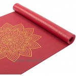 Bodhi Yogamatte RISHIKESH Premium 60 mit goldenem Mandala