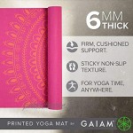 Gaiam Premium Yoga-Matten mit Aufdruck