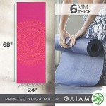 Gaiam Premium Yoga-Matten mit Aufdruck