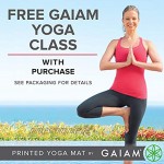 Gaiam Premium Yoga-Matten mit beidseitigem Aufdruck