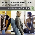 Gaiam Yogamatte Premium-Druck rutschfest für alle Arten von Yoga Pilates und Bodentraining Aubergine Point 5 mm