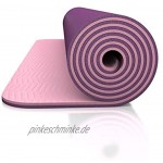 HEGG Profi Yogamatte | Gepolstert & rutschfest | YOFLEX | Gymnastikmatte für Yoga Pilates Sport Gymnasik und Training