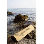 OCEAN BREEZE Yogamatte Kork & Naturkautschuk natürliche rutschfeste Yoga Matte 100% nachhaltige recycelbare Materialien. Ökologische Trainingsmatte schadstofffrei mit Tragegurt für Yoga Pilates