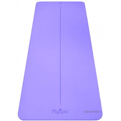Plyopic Kinder Yogamatte – Leicht rutschfest TPE-Übungsmatte. Ideal für Babys Kleinkinder und Kids. PVC-Frei 150cm x 61cm x 6mm dick