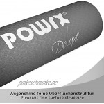 POWRX Yogamatte Pro TPE 173 x 61 x 0,5 cm inkl. Tasche | rutschfeste schadstofffreie umweltfreundliche Gymnastikmatte Trainingsmatte Turnmatte Fitnessmatte Sportmatte hautfreundlich versch. Farben
