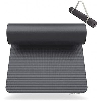 SNIKES Yoga-Matte 180x60cm mit gratis Tragegurt Yogamatte für Gym Workout und Yoga Jogamatte rutschfest und extra dünn mit in 4 mm Dicke Fitnessmatte Sportmatte für Zuhause